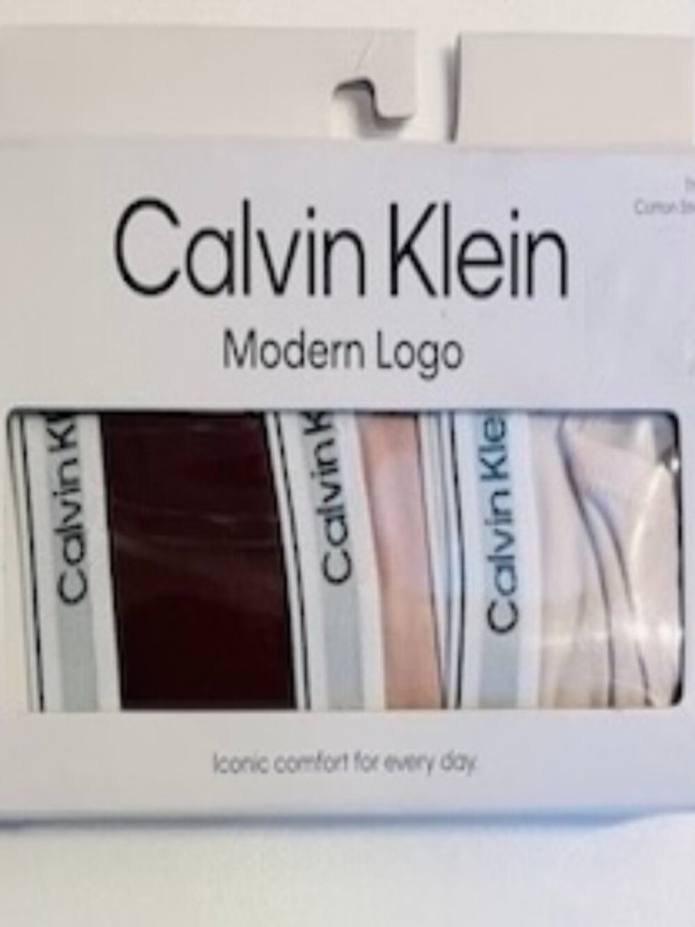 Calvin Klein Women's Modern Logo 3-Pack Thong Underwear QD5209